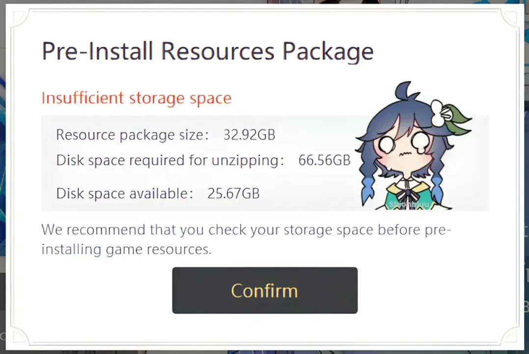 Cara Update Genshin Impact 4.0 Meskipun Ruang Penyimpanan Penuh Tanpa Install Ulang